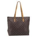 LOUIS VUITTON Monogram Cabas Mezzo Tote Bag M51151 LV Auth 209319-2