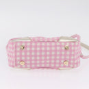 Vivienne Westwood Hand Bag Canvas 2way Pink Gold Auth 209323A-12