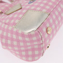 Vivienne Westwood Hand Bag Canvas 2way Pink Gold Auth 209323A-13
