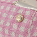 Vivienne Westwood Hand Bag Canvas 2way Pink Gold Auth 209323A-17