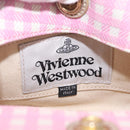 Vivienne Westwood Hand Bag Canvas 2way Pink Gold Auth 209323A-19