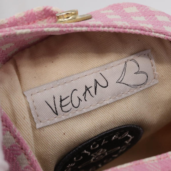 Vivienne Westwood Hand Bag Canvas 2way Pink Gold Auth 209323A