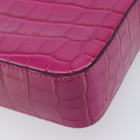 Chloe Hand Bag Leather 2way Pink Gold Auth 209325V