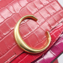 Chloe Hand Bag Leather 2way Pink Gold Auth 209325V-17