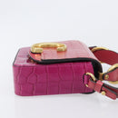 Chloe Hand Bag Leather 2way Pink Gold Auth 209325V-4