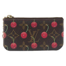 LOUIS VUITTON Monogram Cherry Pochette Cles Coin Purse M95042 LV Auth 209326A-2