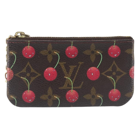 LOUIS VUITTON Monogram Cherry Pochette Cles Coin Purse M95042 LV Auth 209326A