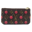 LOUIS VUITTON Monogram Cherry Pochette Cles Coin Purse M95042 LV Auth 209326A-3