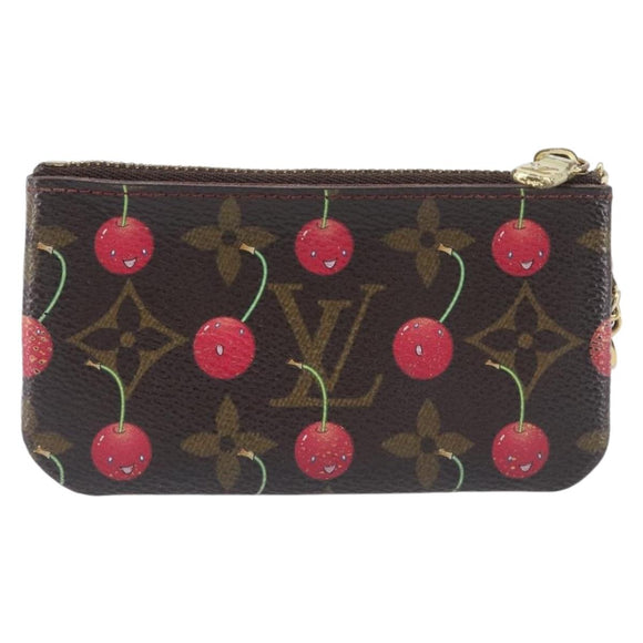 LOUIS VUITTON Monogram Cherry Pochette Cles Coin Purse M95042 LV Auth 209326A