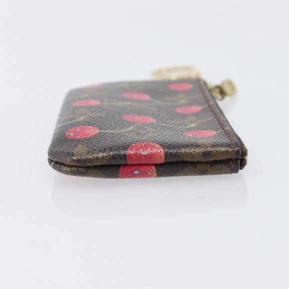 LOUIS VUITTON Monogram Cherry Pochette Cles Coin Purse M95042 LV Auth 209326A