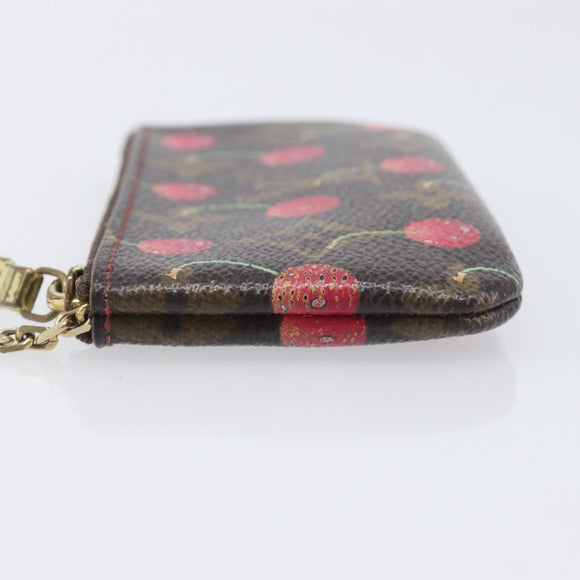 LOUIS VUITTON Monogram Cherry Pochette Cles Coin Purse M95042 LV Auth 209326A