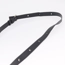 Christian Dior Trotter Canvas Oblique Shoulder Bag Navy Silver Auth 209328A-10