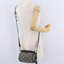 Christian Dior Trotter Canvas Oblique Shoulder Bag Navy Silver Auth 209328A-27