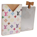 LOUIS VUITTON Monogram Multicolor Etui Hand Mirror White M92651 LV Auth 209330A-1