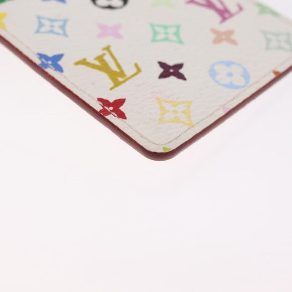 LOUIS VUITTON Monogram Multicolor Etui Hand Mirror White M92651 LV Auth 209330A