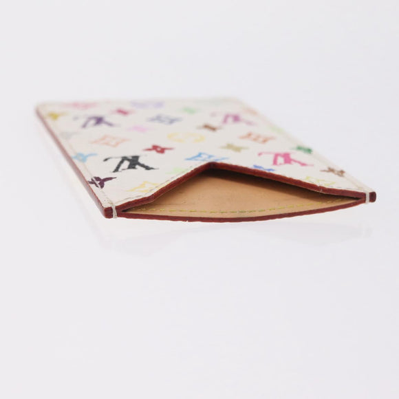 LOUIS VUITTON Monogram Multicolor Etui Hand Mirror White M92651 LV Auth 209330A