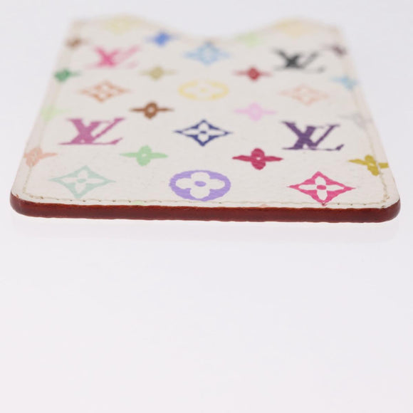 LOUIS VUITTON Monogram Multicolor Etui Hand Mirror White M92651 LV Auth 209330A