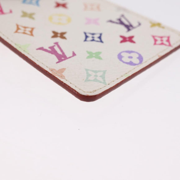 LOUIS VUITTON Monogram Multicolor Etui Hand Mirror White M92651 LV Auth 209330A
