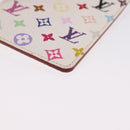 LOUIS VUITTON Monogram Multicolor Etui Hand Mirror White M92651 LV Auth 209330A-9
