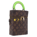 LOUIS VUITTON Monogram Vertical Box Trunk Shoulder Bag M59664 LV Auth 209333A-1