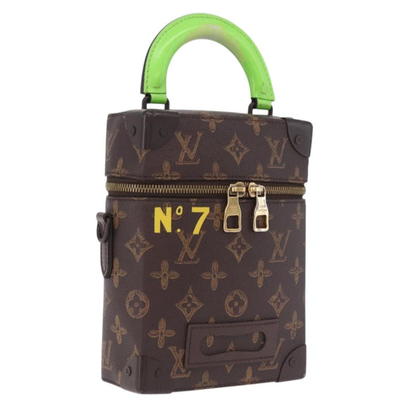 LOUIS VUITTON Monogram Vertical Box Trunk Shoulder Bag M59664 LV Auth 209333A