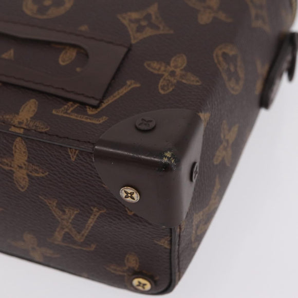 LOUIS VUITTON Monogram Vertical Box Trunk Shoulder Bag M59664 LV Auth 209333A