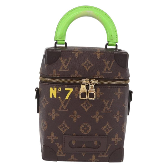 LOUIS VUITTON Monogram Vertical Box Trunk Shoulder Bag M59664 LV Auth 209333A