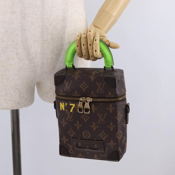 LOUIS VUITTON Monogram Vertical Box Trunk Shoulder Bag M59664 LV Auth 209333A