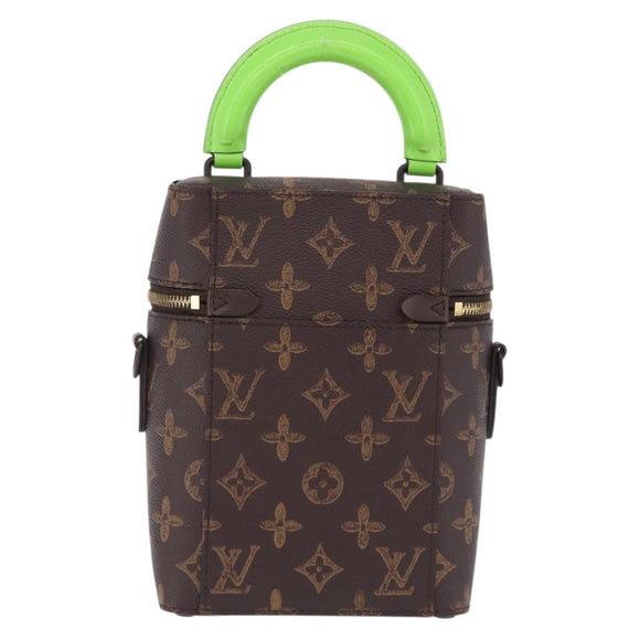 LOUIS VUITTON Monogram Vertical Box Trunk Shoulder Bag M59664 LV Auth 209333A