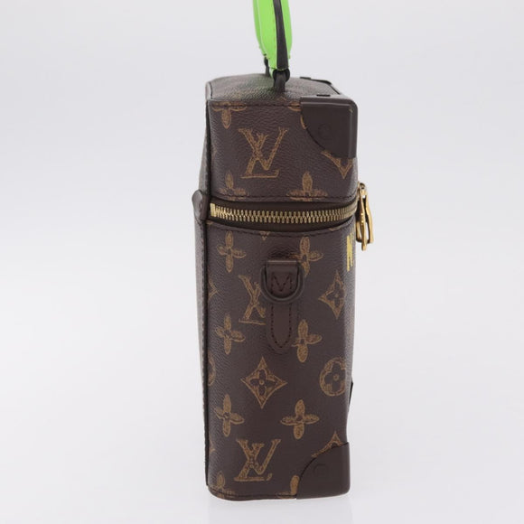 LOUIS VUITTON Monogram Vertical Box Trunk Shoulder Bag M59664 LV Auth 209333A