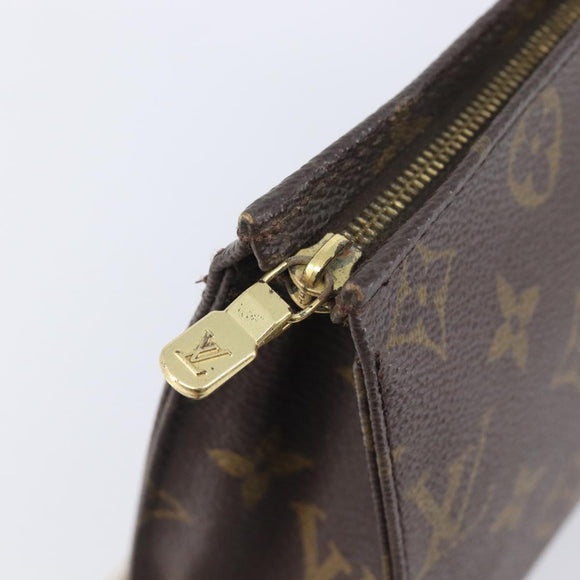 LOUIS VUITTON Monogram Poche Toilette 19 Pouch M47544 LV Auth 209334