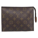 LOUIS VUITTON Monogram Poche Toilette 19 Pouch M47544 LV Auth 209334-2