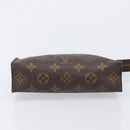 LOUIS VUITTON Monogram Poche Toilette 19 Pouch M47544 LV Auth 209334-7
