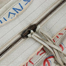 Balenciaga Graffiti Classic City Hand Bag Leather 2way White 505550 Auth 209335V-24