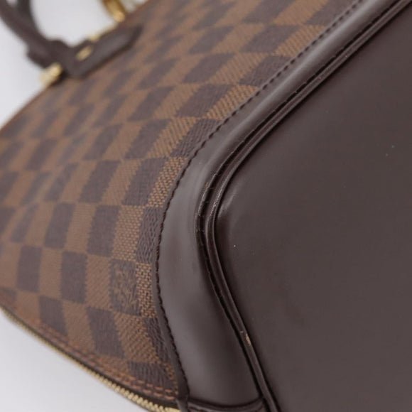 LOUIS VUITTON Damier Ebene Alma PM Hand Bag N53151 LV Auth 209337V