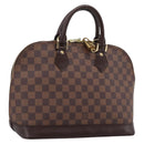 LOUIS VUITTON Damier Ebene Alma PM Hand Bag N53151 LV Auth 209337V-1