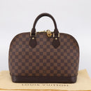 LOUIS VUITTON Damier Ebene Alma PM Hand Bag N53151 LV Auth 209337V-23