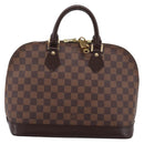 LOUIS VUITTON Damier Ebene Alma PM Hand Bag N53151 LV Auth 209337V-2
