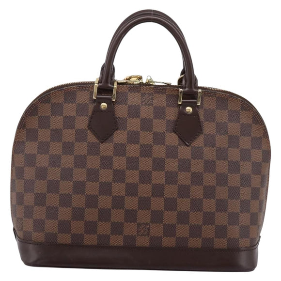 LOUIS VUITTON Damier Ebene Alma PM Hand Bag N53151 LV Auth 209337V