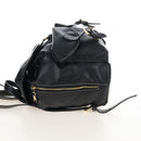 Vivienne Westwood Backpack Leather Black Gold Auth 209338V-3