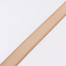 LOUIS VUITTON Shoulder Strap Leather 39.4""-47.2"" Beige LV Auth 209345V-10