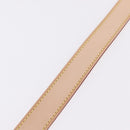 LOUIS VUITTON Shoulder Strap Leather 39.4""-47.2"" Beige LV Auth 209345V-11