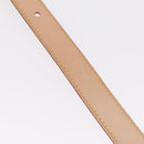 LOUIS VUITTON Shoulder Strap Leather 39.4""-47.2"" Beige LV Auth 209345V-18