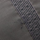 HERMES Her Line MM Hand Bag Canvas Gray Silver Auth 209346A-14