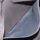 HERMES Her Line MM Hand Bag Canvas Gray Silver Auth 209346A-20