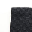 LOUIS VUITTON Eschar Petit Scarf Wool Black LV Auth 209349M-14