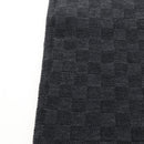 LOUIS VUITTON Eschar Petit Scarf Wool Black LV Auth 209349M-5