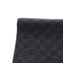 LOUIS VUITTON Eschar Petit Scarf Wool Black LV Auth 209349M-7