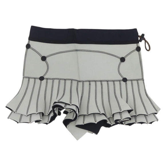 LOUIS VUITTON 2024 Cruise Short Pants Polyester Gray Black LV Auth 209360M
