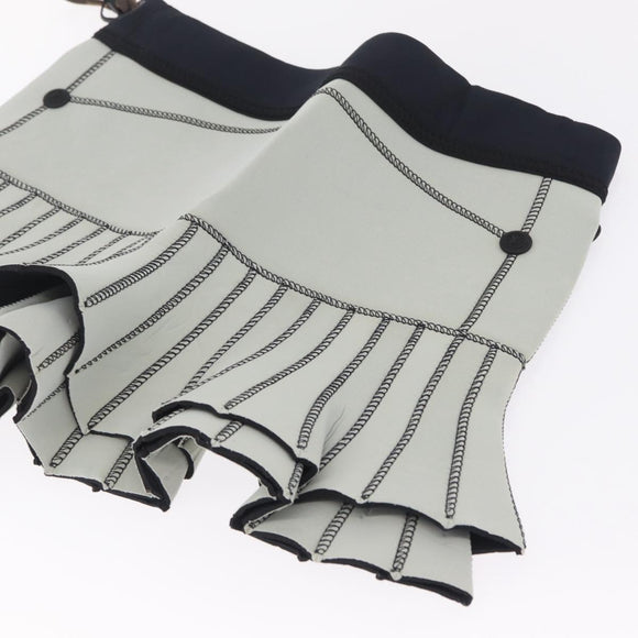LOUIS VUITTON 2024 Cruise Short Pants Polyester Gray Black LV Auth 209360M